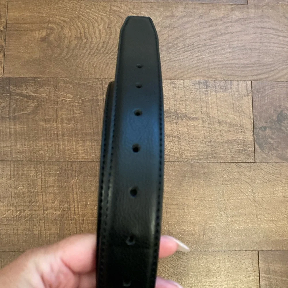 Dickies Black Coated Leather Reversible Brown Belt NWOT Men’s XL 42-44